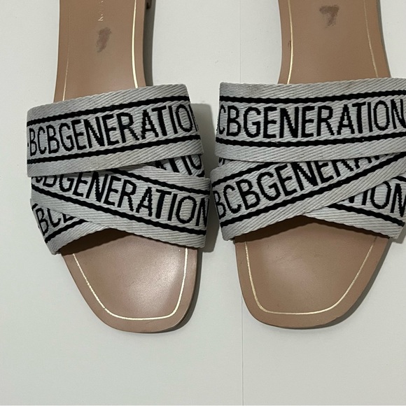Bcbg black and white sandal size 10- like new - Picture 8 of 13